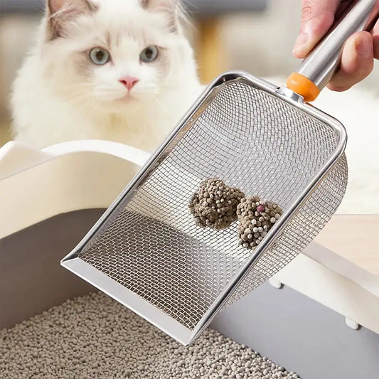 Pelle à Litière Chat en Métal