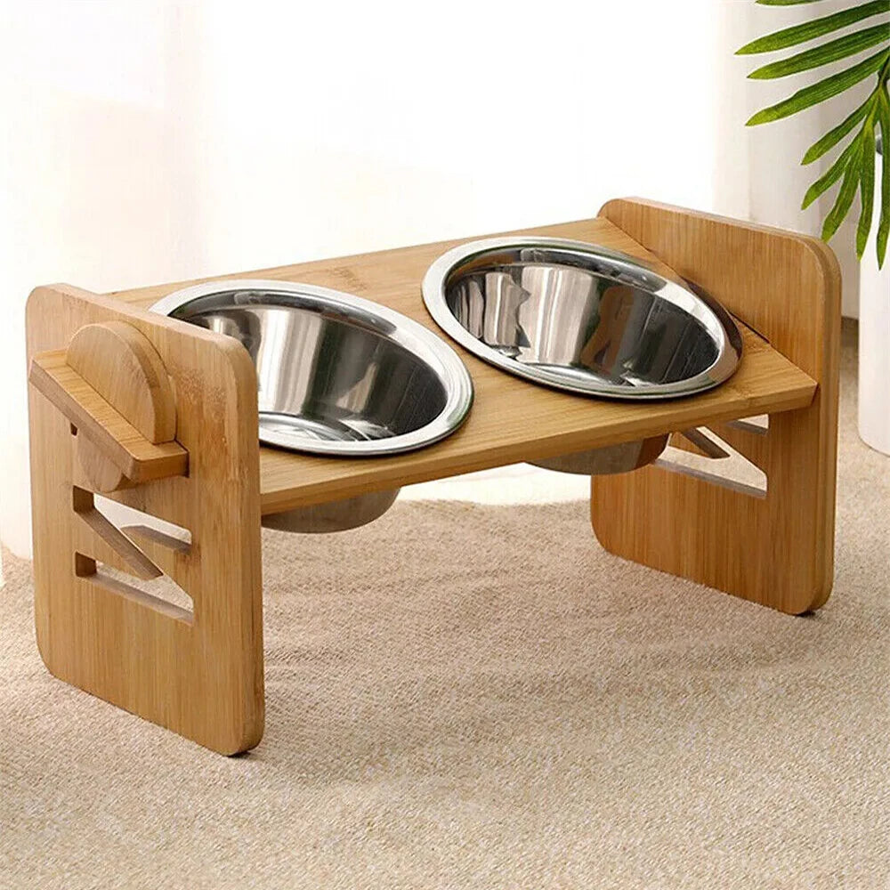 Gamelle surélevée en Bois