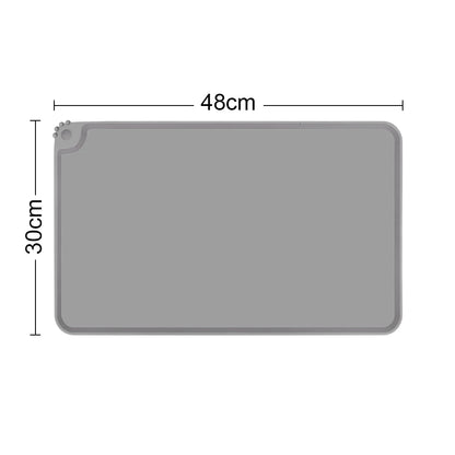 Gamelle surélevée pour 3 chat bols en acier inoxydable