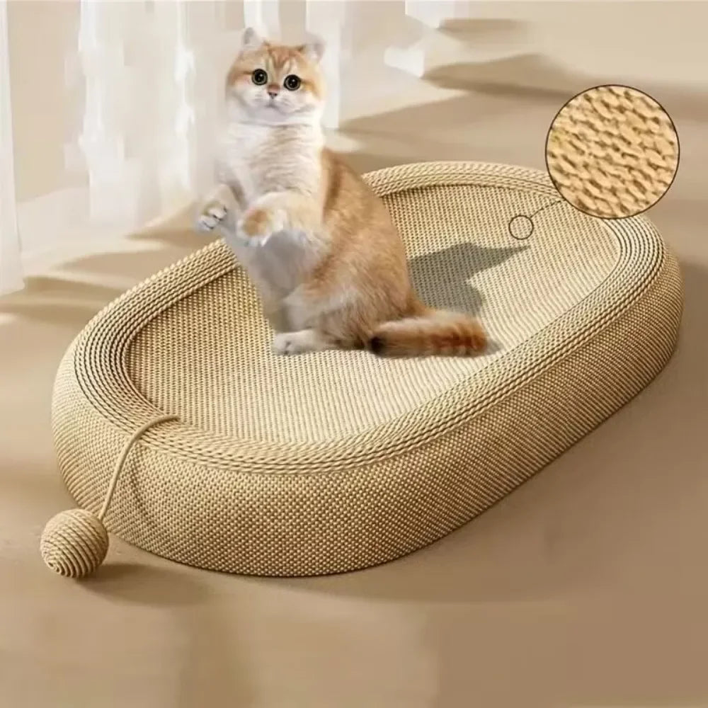 Griffoir Lit en Sisal pour Chat