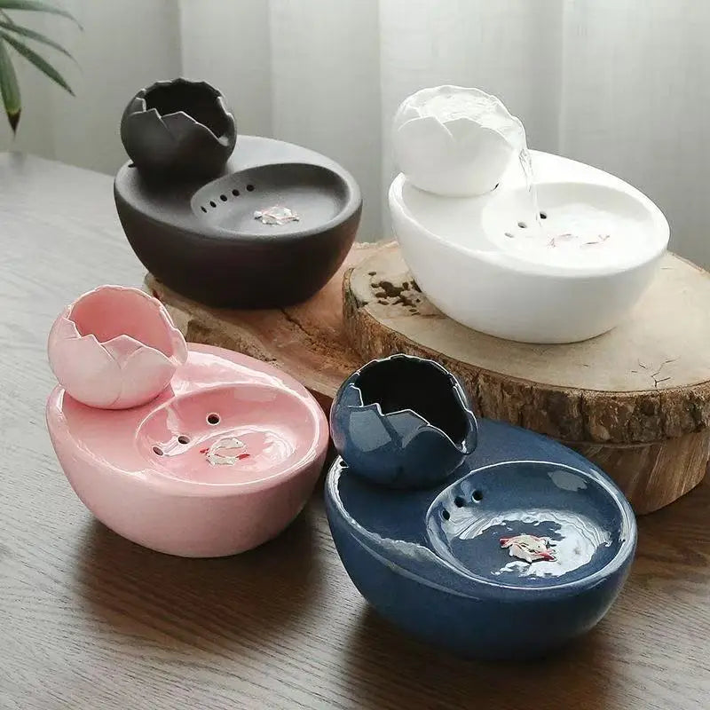 Fontaine à Eau Automatique pour Chat en Céramique