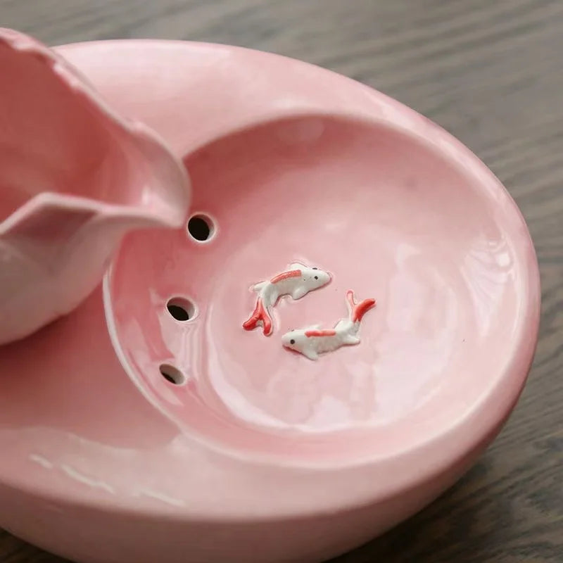 Fontaine à Eau Automatique pour Chat en Céramique