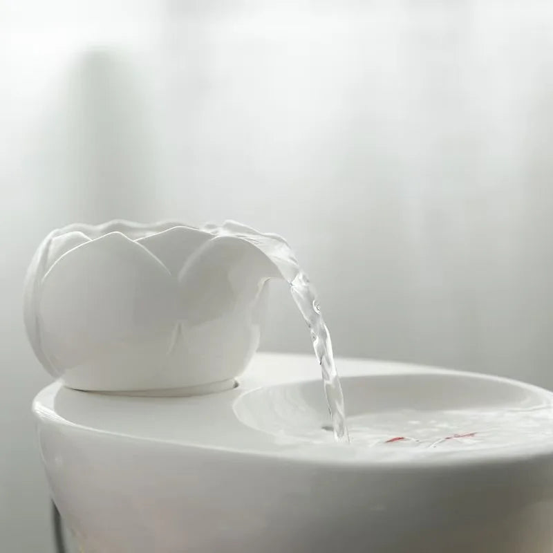 Fontaine à Eau Automatique pour Chat en Céramique