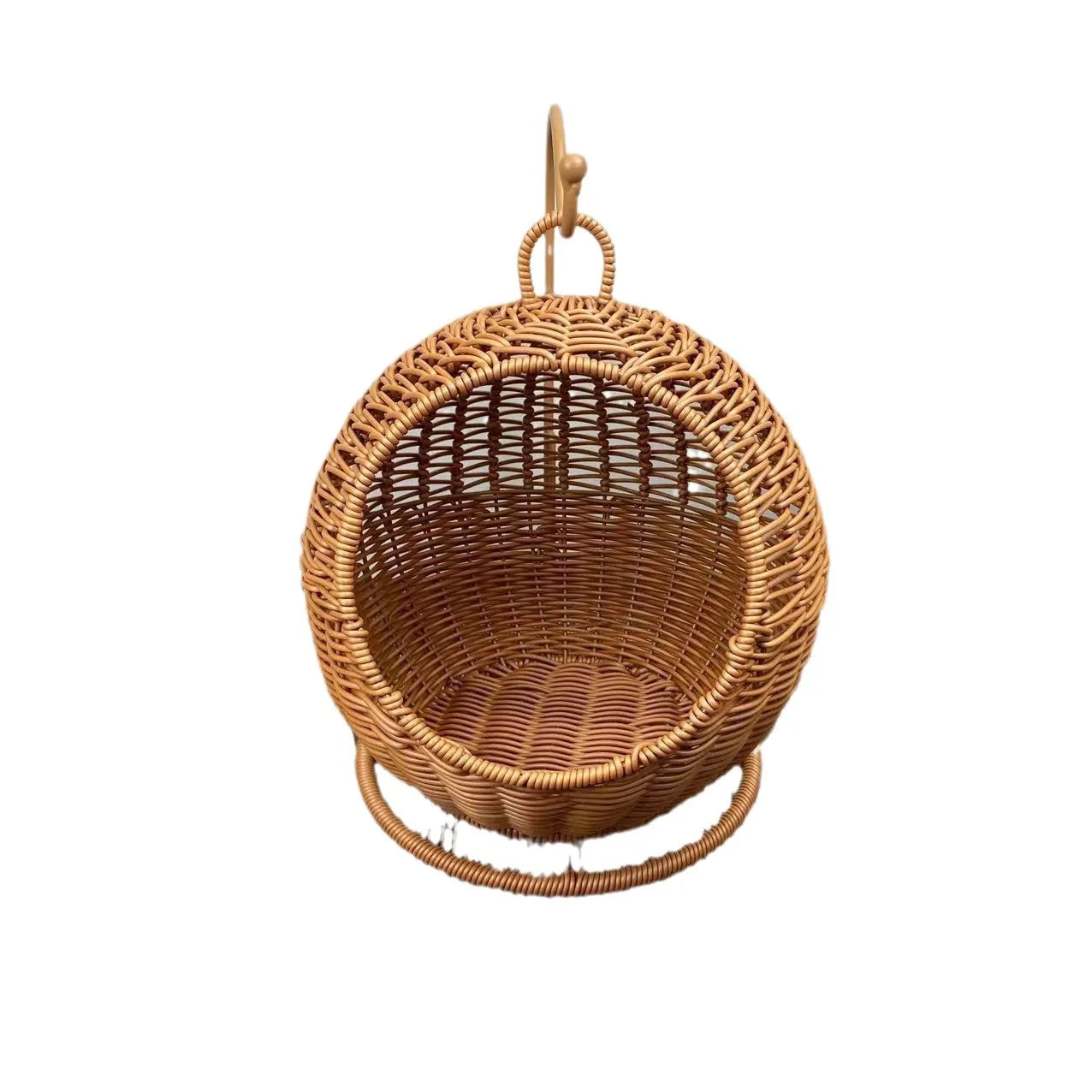 Panier Suspendu pour Chat en Rotin | Lit Cocoon Design pour Chat