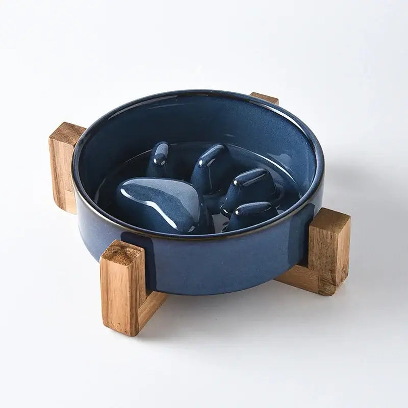 Gamelle anti-glouton en céramique