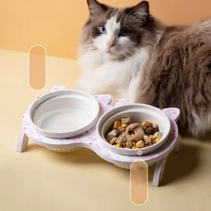 Gamelle Double en Céramique pour Chat