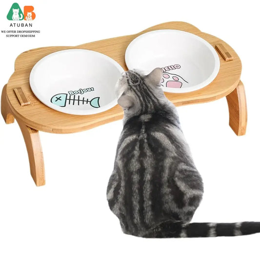 Gamelle Pour Chat Surélevée