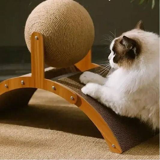 Griffoir 2 en 1 pour Chat - Marron